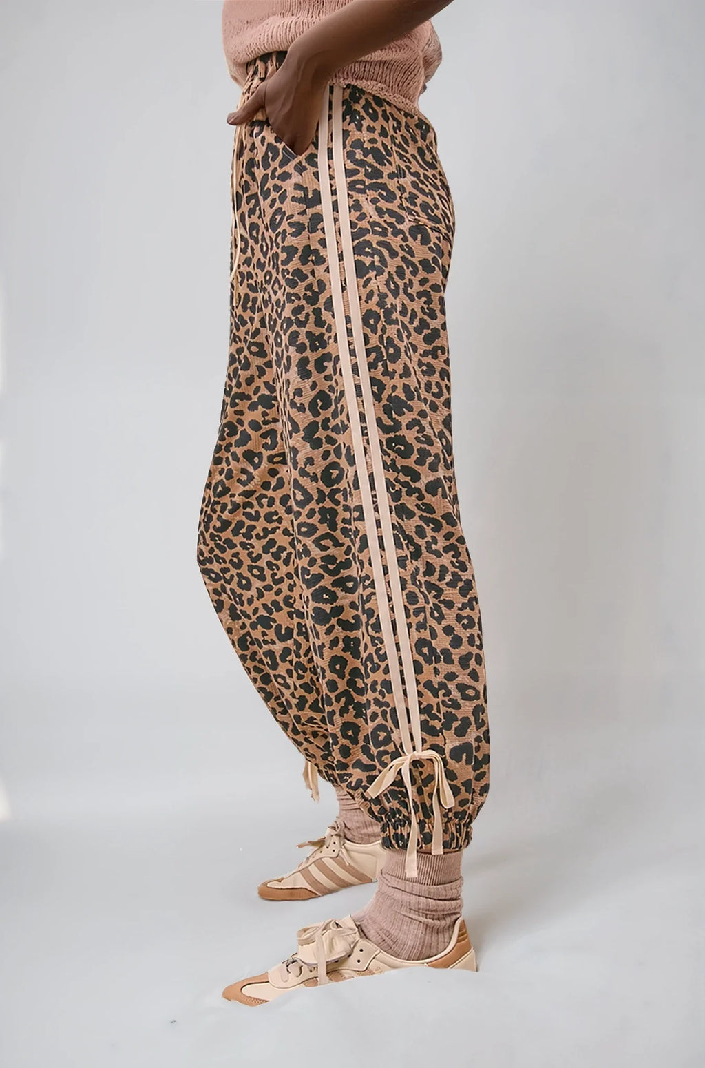 Wild Prowess Jogger – Leopard Luxe Waffle Knit