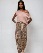 Wild Prowess Jogger – Leopard Luxe Waffle Knit